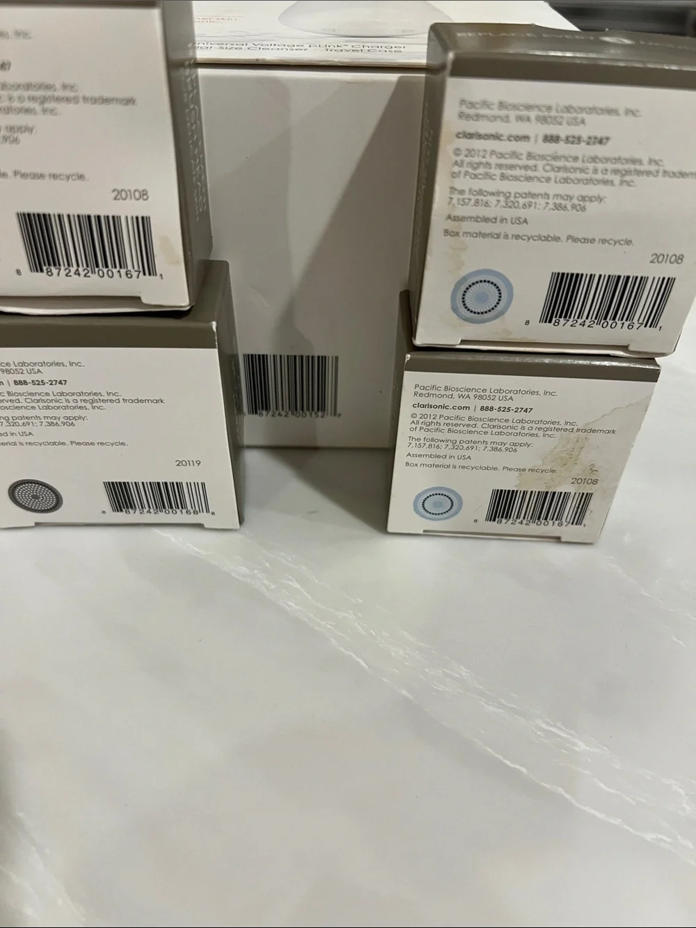 NEW Clarisonic Mia2 Facial Cleansing System with 4 extra Replacement Brush Heads